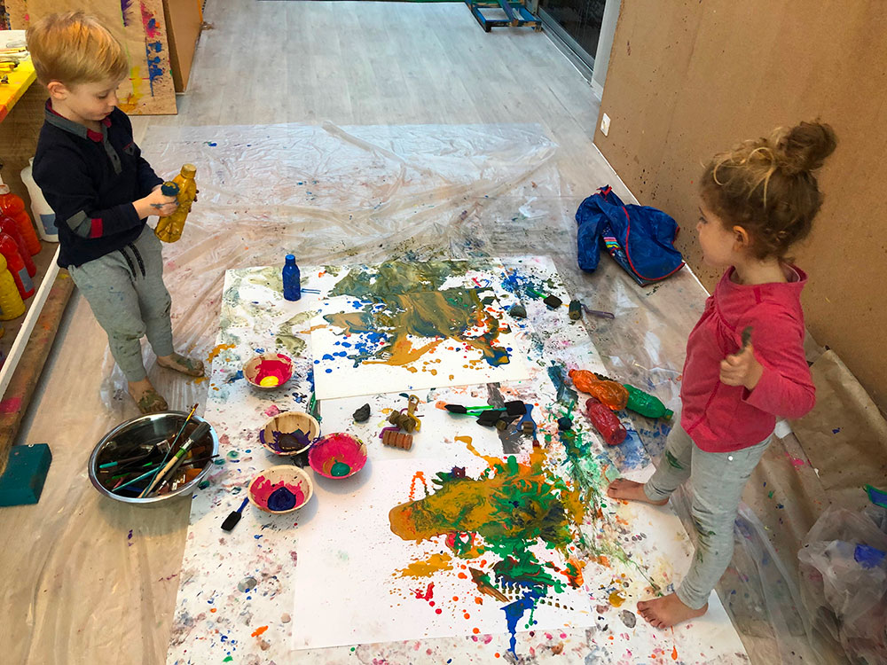 Ateliers de peinture libre enfants aux portes de Saint-Malo
