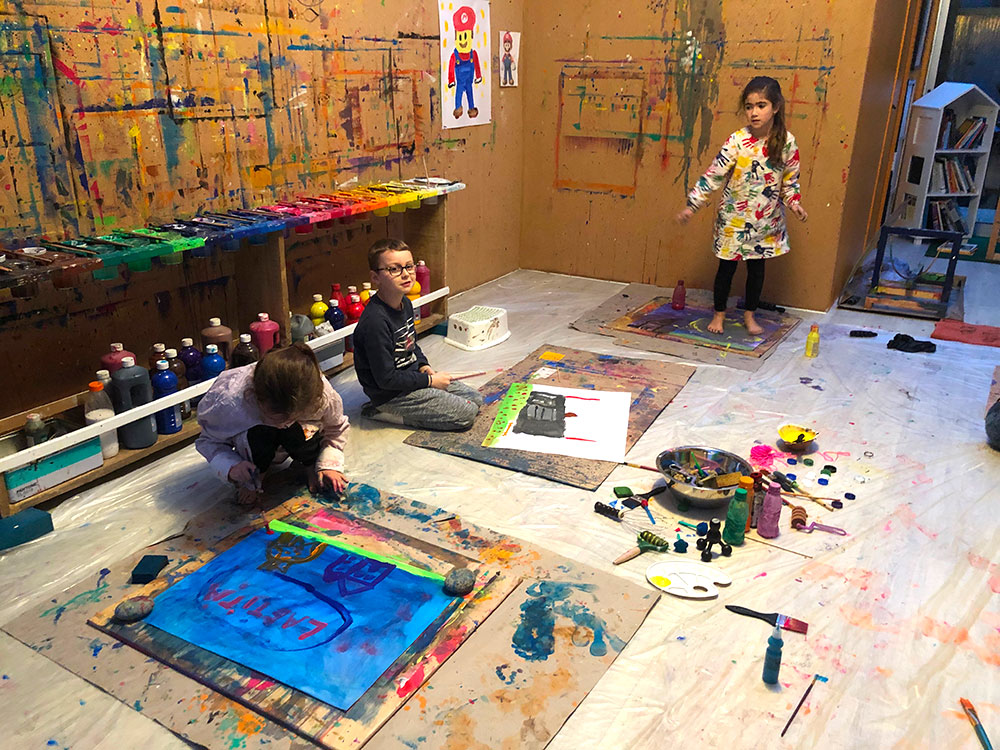 Atelier créatif textile et peinture pour enfants – La Piscine-d'en